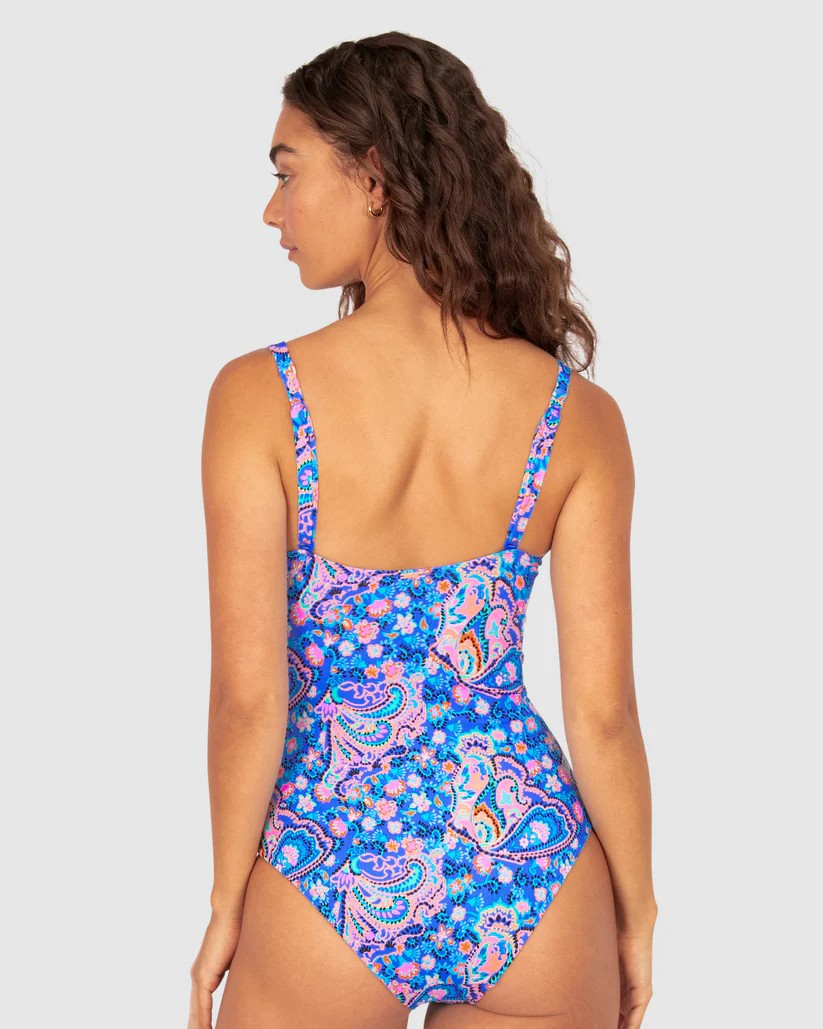 South Beach D-E Ring Front One Piece Swimsuit